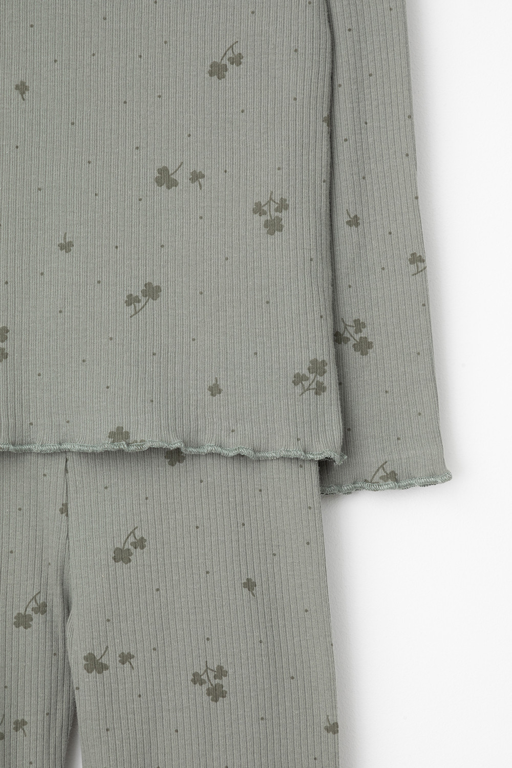 Crockid Пижама К 1618-1 зеленый чай, клевер Crockid