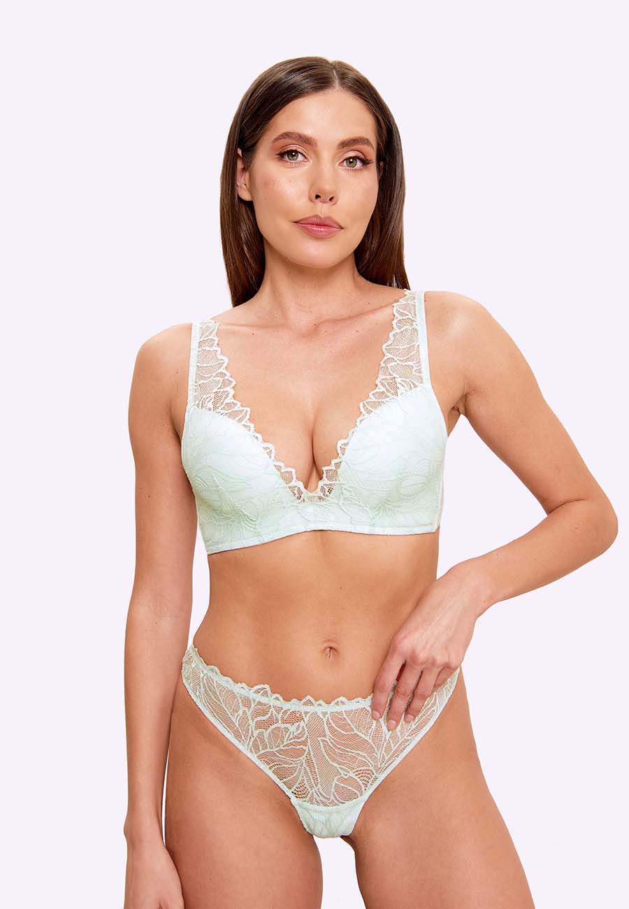 Бюстгальтер жен. Fabi светло-зеленый Padded Triangle bra