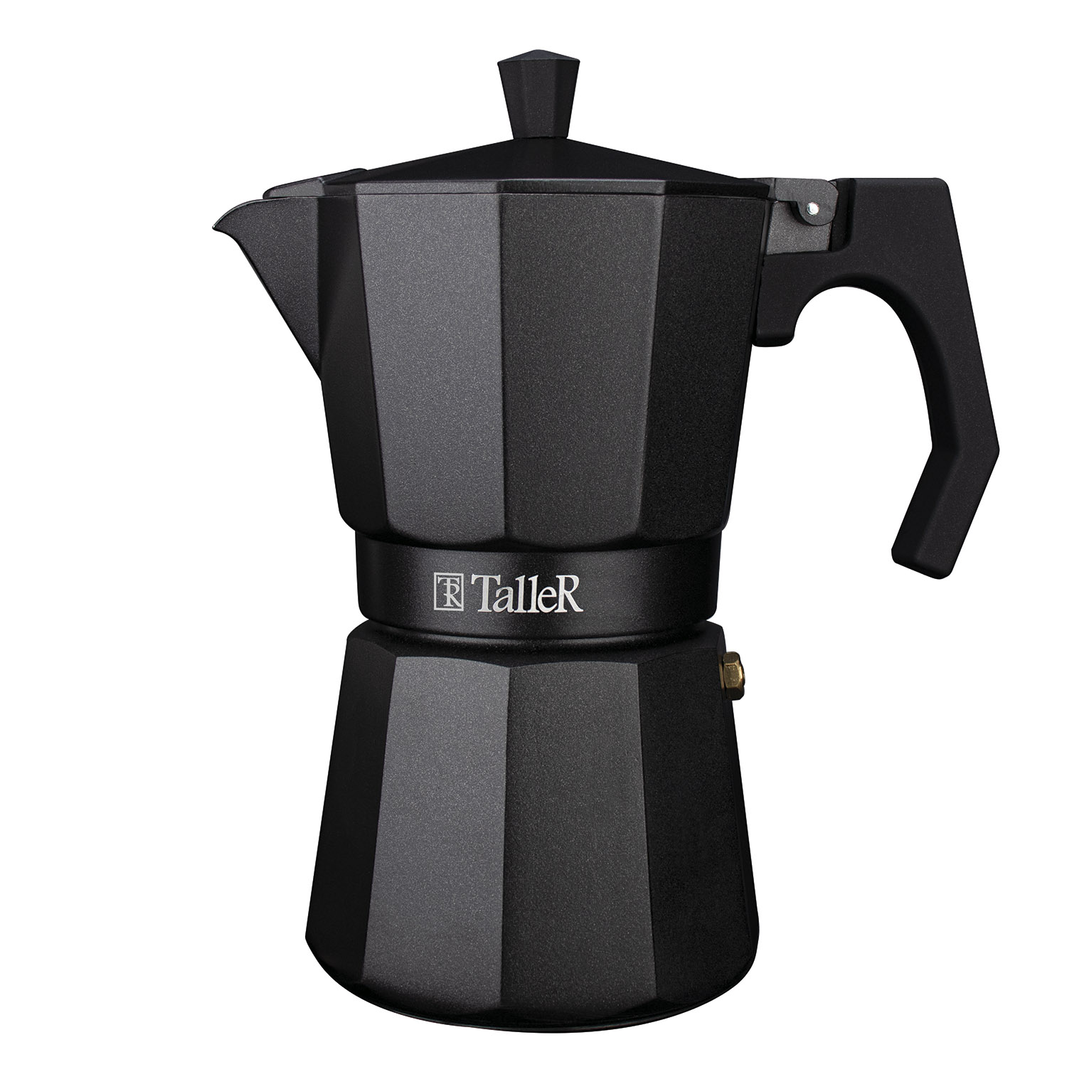 1318 р. 1628 р. 3 шт.доступно к заказу/ Кофеварка гейзерная 300 мл TalleR TR-11322 Лунго цвет черный