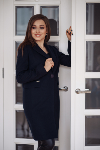 Ст.цена 2550р. Пальто 20700  (темно-синий)