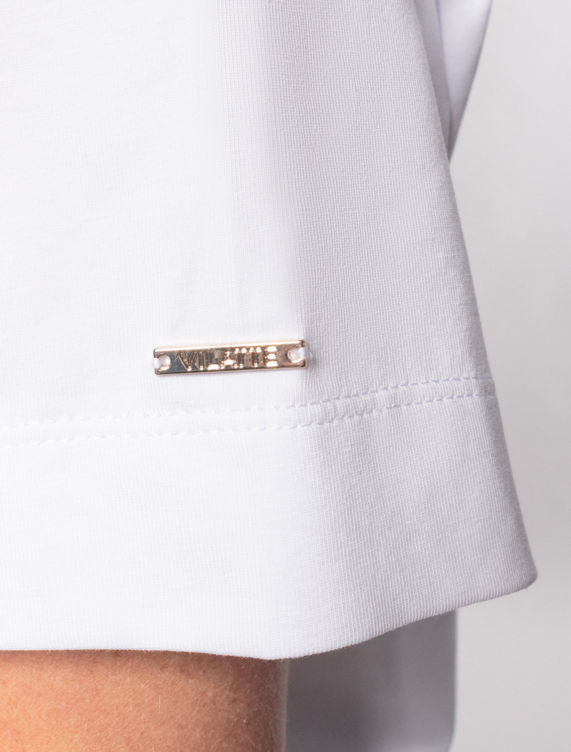 Футболка овер-сайз из премиального хлопка D49.018 белый