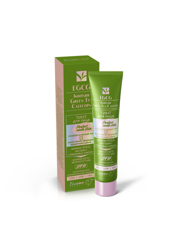 Белита М EGCG Korean GREEN TEA Тинт для лица Perfect Nude универсальный тон 30г