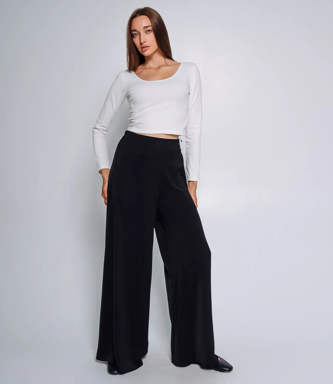 Брюки #ОБШ1350, чёрный