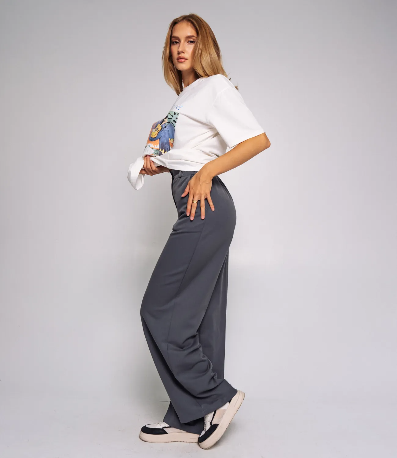 Брюки #БШ2747, серый