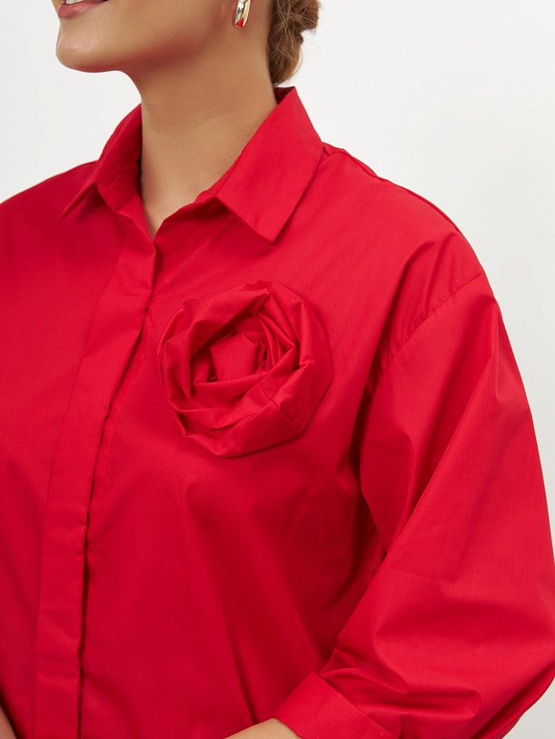 Рубашка с цветком (арт. 07633-5)