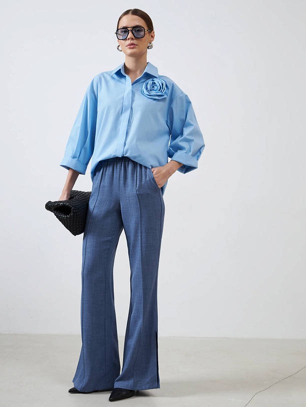 Брюки с разрезами (арт. 40624-1)