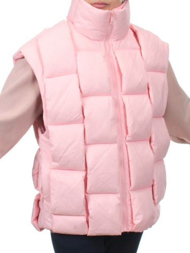 2853 PINK Жилет утепленный женский (80% пух, 20% холлоффайбер)