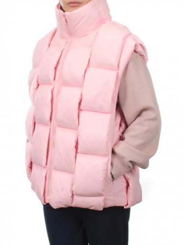 2853 PINK Жилет утепленный женский (80% пух, 20% холлоффайбер)