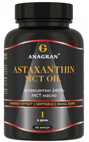 Астаксантин с МСТ, Astaxanthin mct oil