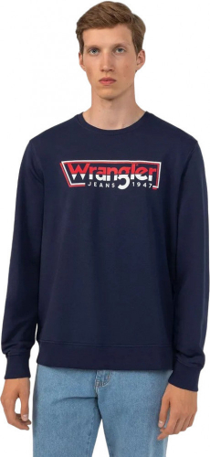 Джемпер мужской GRAPHIC CREW SWEAT NAVY, WRANGLER