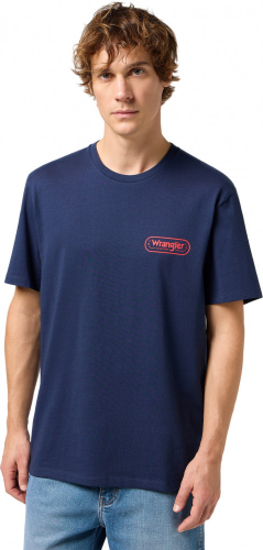 Футболка мужская LOGO TEE NAVY, WRANGLER