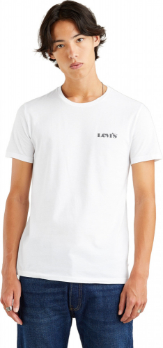 Футболка мужская Levi's Original 2PK CREWNECK GRAPHIC WHITE, LEVIS