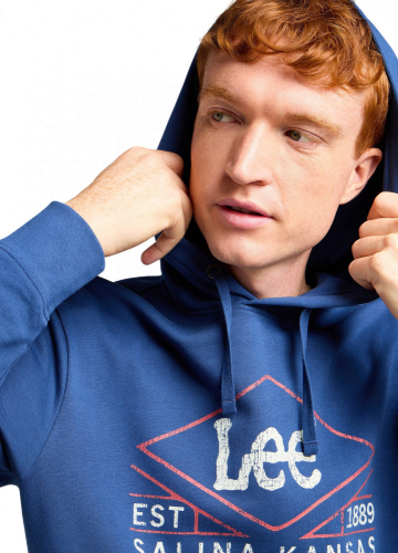 Джемпер мужской HOODIE DRAMA NAVY, LEE