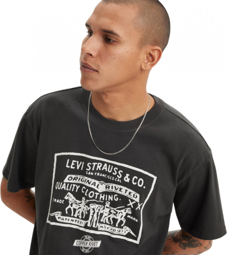 Футболка мужская VINTAGE FIT GRAPHIC TEE BLACKS, LEVIS