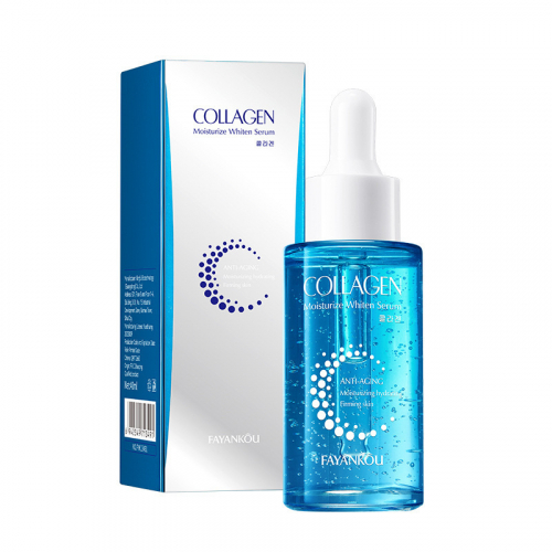 Осветляющая антивозрастная сыворотка для лица с коллагеном FAYANKOU COLLAGEN Moisturize Whiten Serum, 40мл