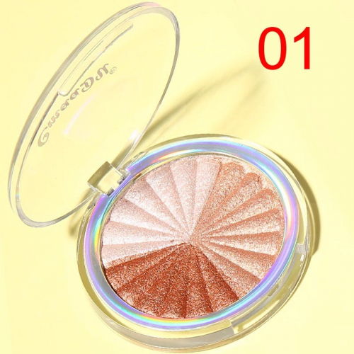 Пудра - хайлайтер 3 в 1 CmaaDU SHIMMER Highlighter (оттенок 01)