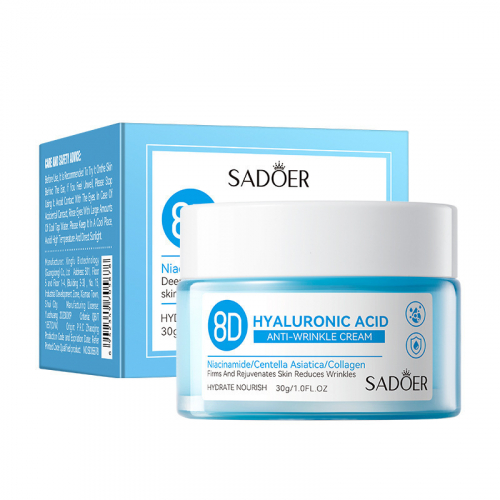 Крем для лица увлажняющий с гиалуроновой кислотой SADOER 8D Hyaluronic Acid Anti-wrinkle cream, 30 гр