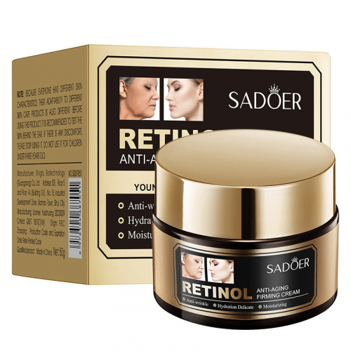 Восстанавливающий крем для век с массажером SADOER Retinol Firming Eye Cream, 20 гр