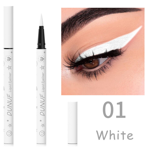 Цветная водостойкая подводка для глаз DUNUF Liquid liner 01