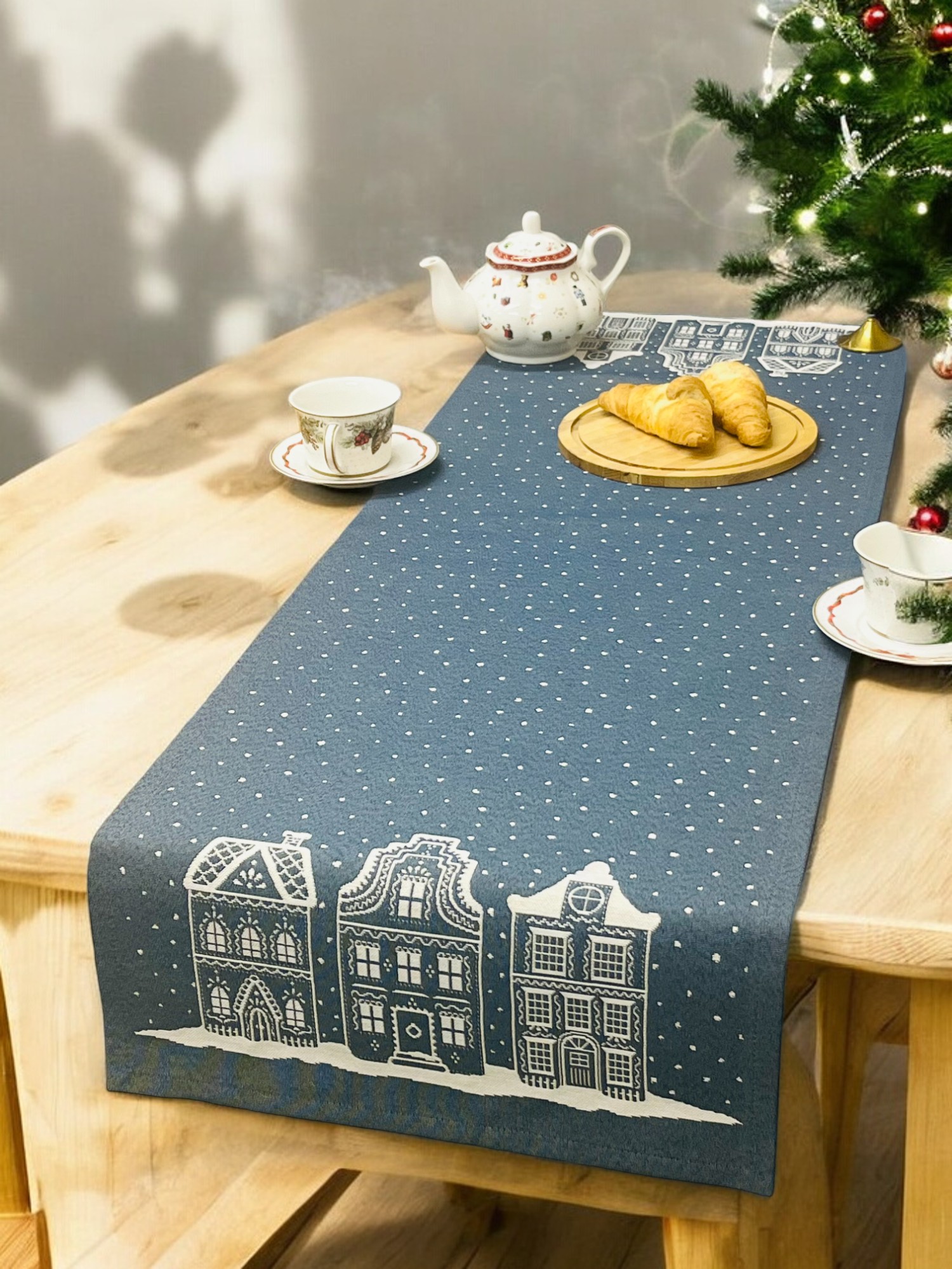 Нидерланды синий фон Салфетка 44х140 см б/л 2413863 New