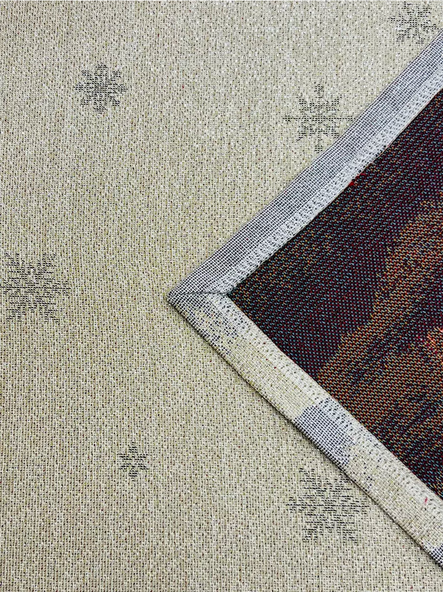 Новогодние каникулы Салфетка 40х100 см серебро 2413524 New