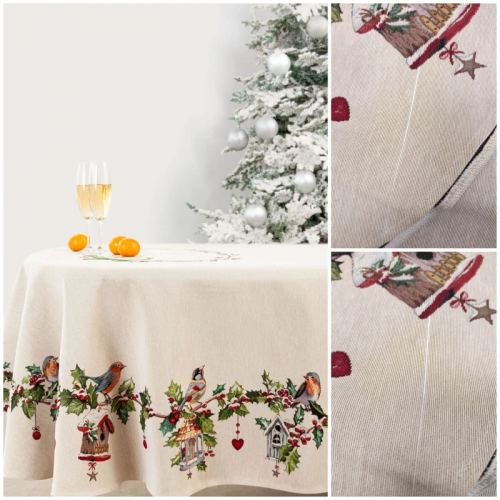 Outlet Зимний пир Скатерть овал 165х250 см 2310501