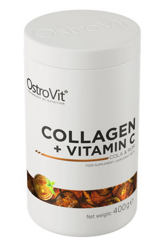 OstroVit Collagen + Vitamin C 400 g -  КОЛЛАГЕН РОМ-КОЛА