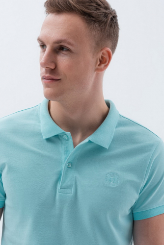 Поло OMBRE S1374-mietowy