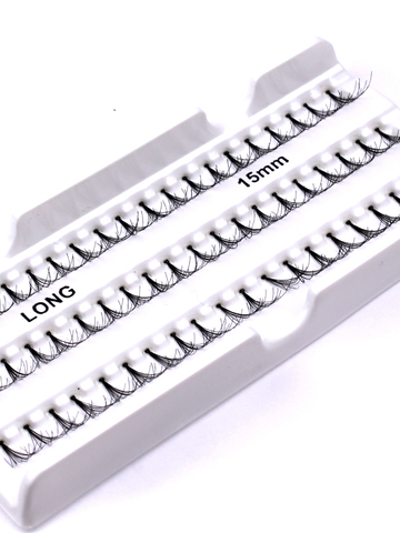 TF Пучки ресниц Individual lashes М205 15мм Long чёрный