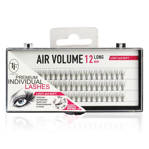 TF Пучки ресниц AIR VOLUME, арт. М209 (LONG-12мм), черные