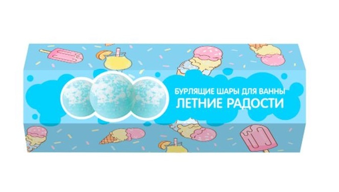 Cafe mimi Подарочный набор Бурлящие шары для ванны