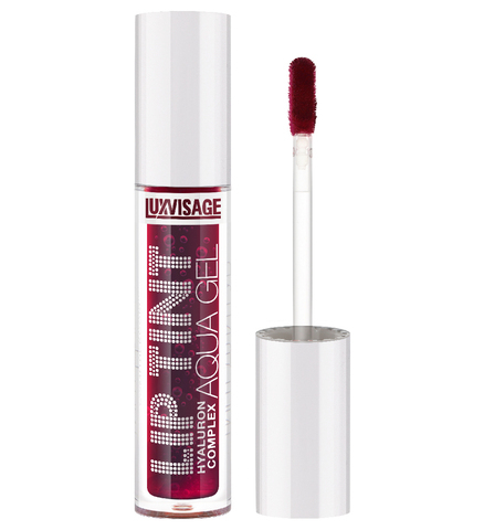 (5) LuxVisage Тинт для губ с гиалуроновым комплексом LIP TINT AQUA GEL тон 04 Rosewood 3.4г