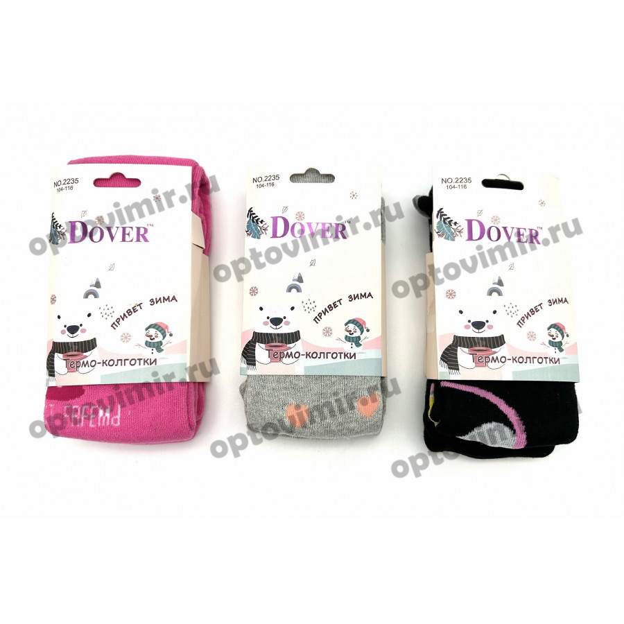 Колготки детские Dover рисунки махровые 2235 оптом