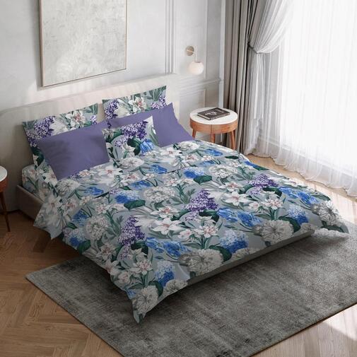 Простыня 1,5сп (150*210) бязь Премиум Реноме 7273-1 Ализе (арт.38/003)