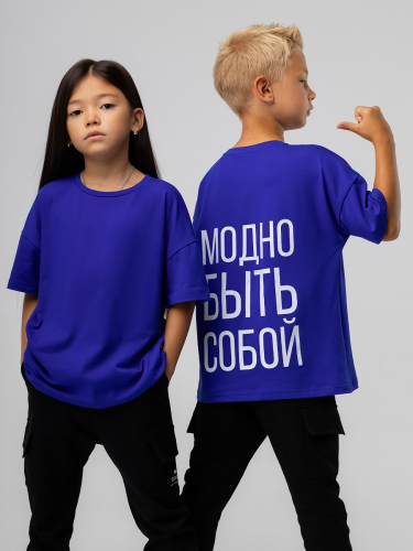 Футболка 4-279MU; василек