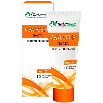Паста против перхоти 1%  75 мл