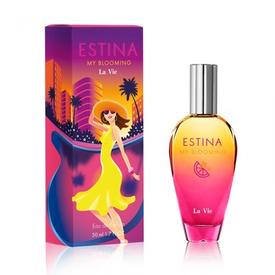 Парфюмированная вода жен LA VIE Estina My Blooming. Miami Blossom by Escada 50мл