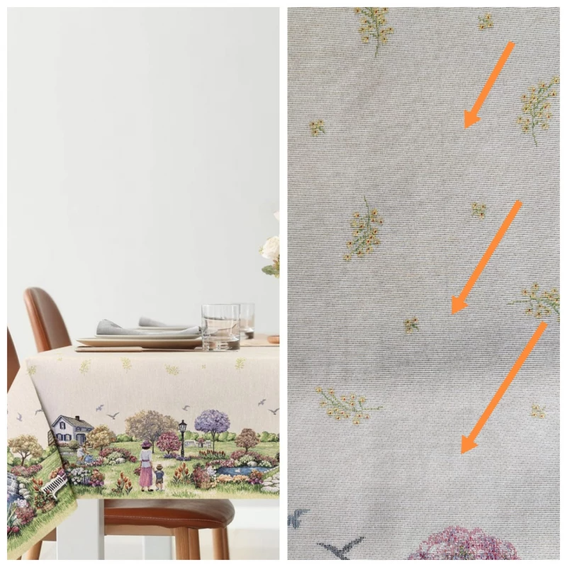 Outlet Весенний парк Скатерть 140х180 см 2415003 б/л New