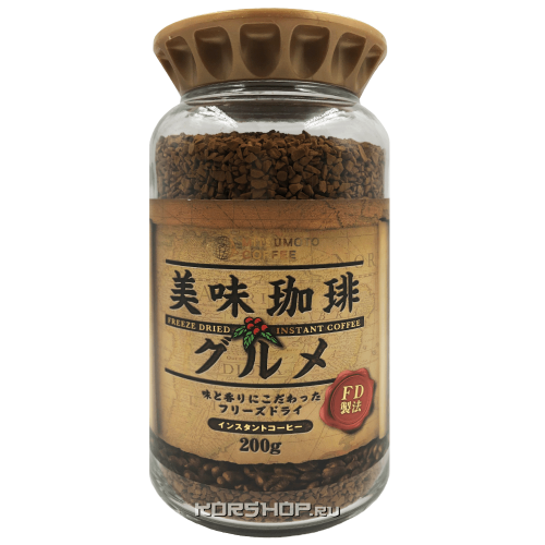 Растворимый кофе «Новый Бими Гурмэ» Mitsumoto Coffee MMC, Япония, 200 г Акция