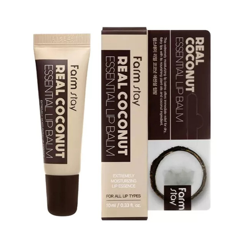 Farm Stay/ Питательный бальзам для губ с кокосом, FarmStay Real Coconut Essential Lip Balm 10 мл.