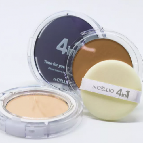 DR. CELLIO/ ПУДРА С ЗАПАСКОЙ 4 IN1 TWOWAY CAKE SPF 28/PA++ 13G (#21 – TONE UP/BBOYAN)