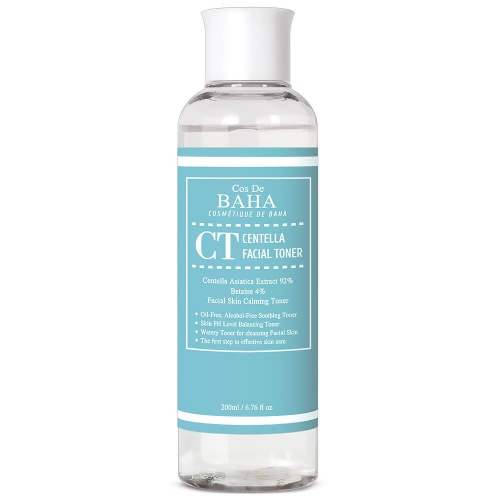 COS DE BAHA/ Восстанавливающий тоник с 92% центеллы Cos De Baha CT Centella Facial Toner 200 мл.