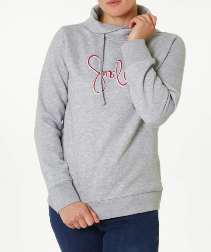 Sweatshirt mit Schalkragen