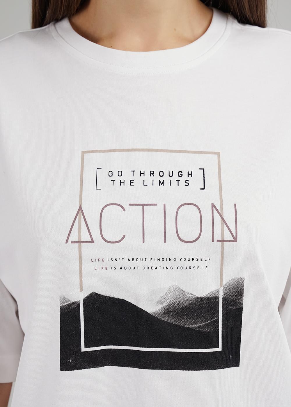 Ст.цена 1200р CLE LF24-008/2т Футболка женская LF24-008/2т молочный