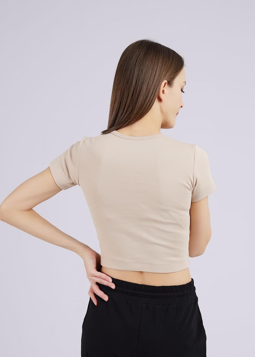 Ст.цена 690р CLE LF24-008/3т Футболка женская LF24-008/3т бежевый