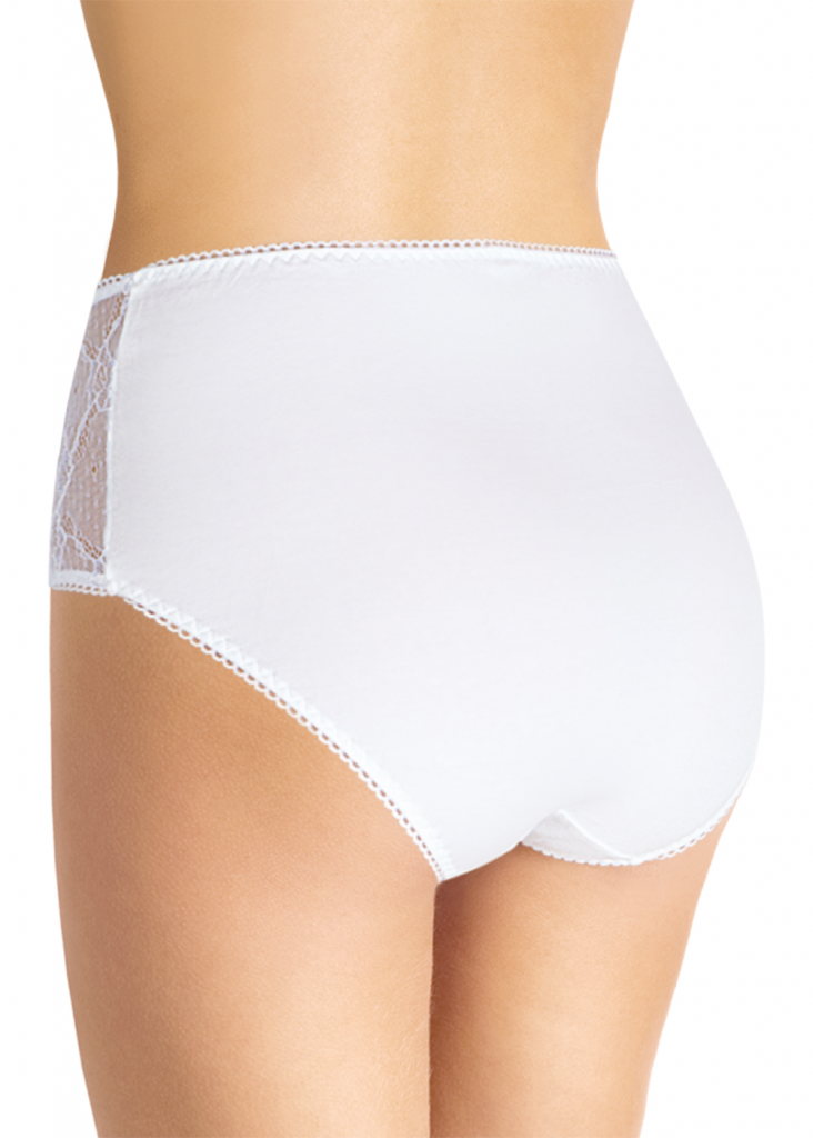 CLE M504 Трусы женские макси M504 белый