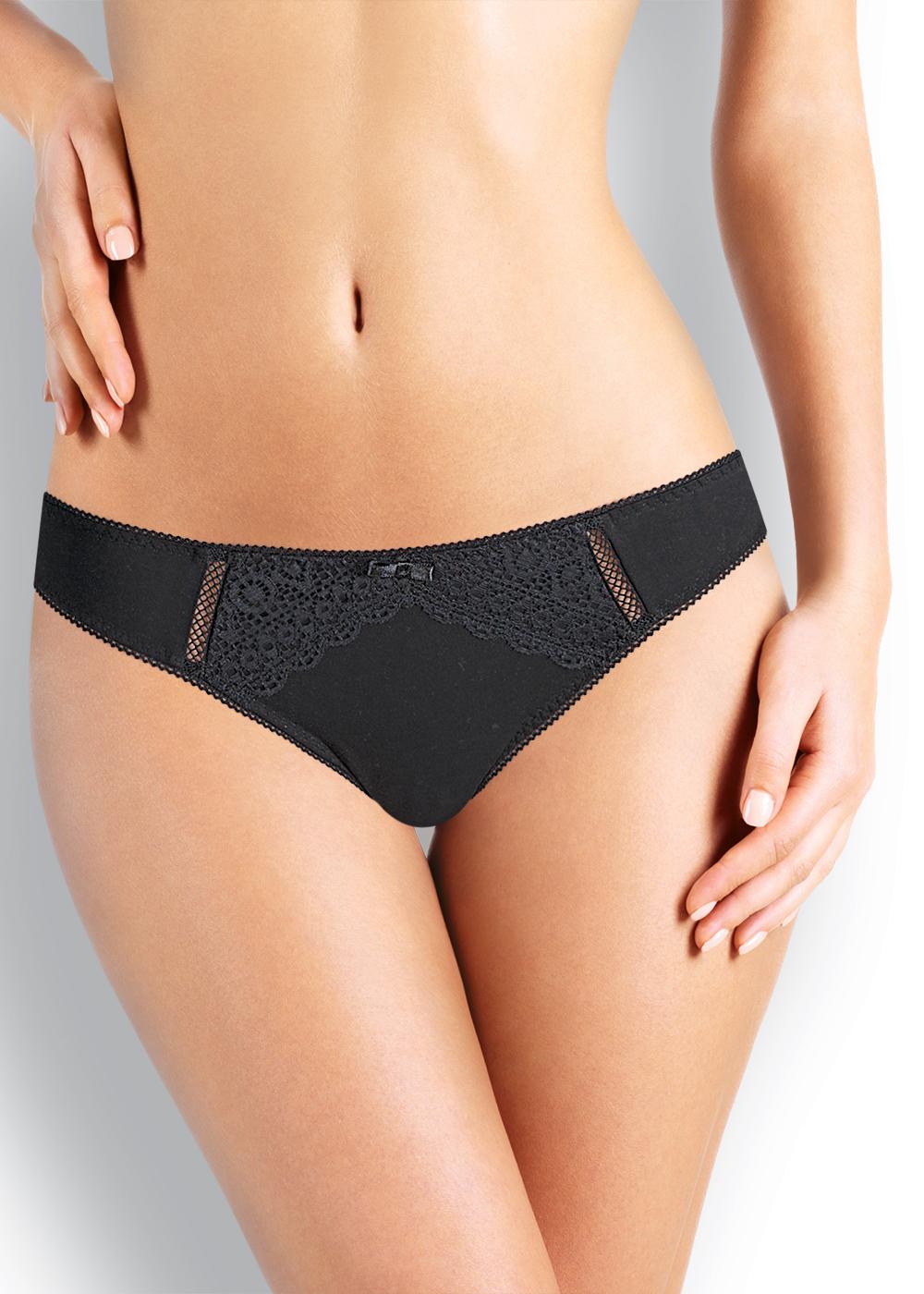 CLE STM606к Трусы женские стринги STM606к чёрный