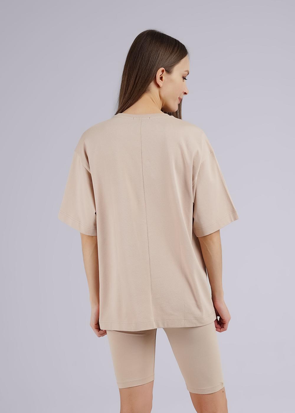 Ст.цена 1200р CLE LF24-008/2т Футболка женская LF24-008/2т бежевый