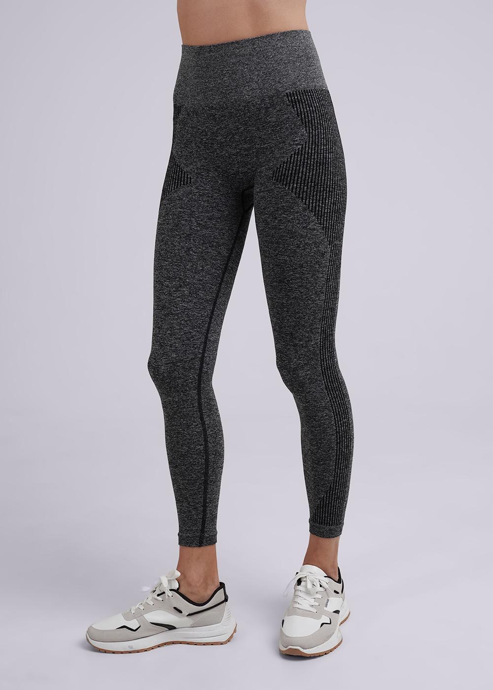 Ст.цена 950р CLE LL1134т Леггинсы женские LL1134т меланж т.серый