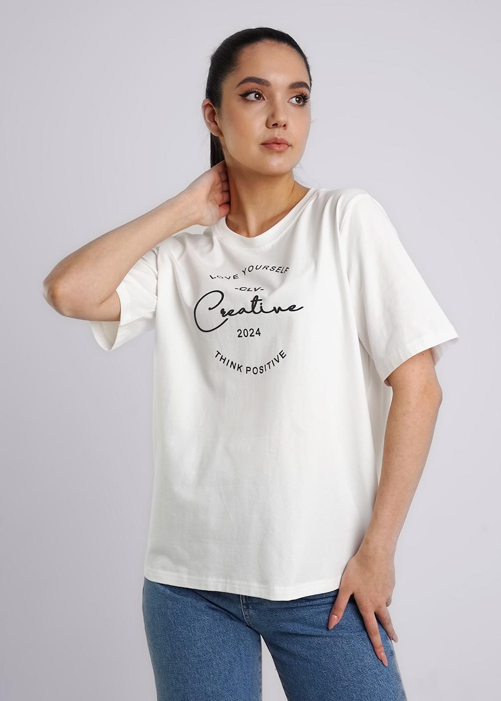 Ст.цена 710р CLE 246197г_п Футболка женская 246197г_п молочный